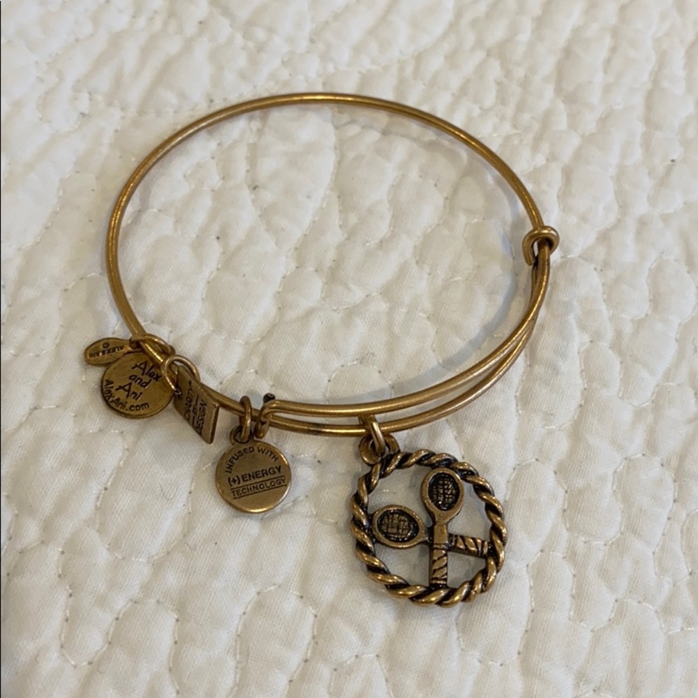 Alex and Ani Tennis Charm Bracelet